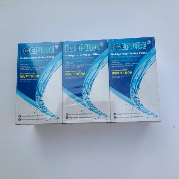 IcePure RWF1100A Refrigerator Water Filters - 3 Pack of Sealed Filters NIP - Picture 2 of 13